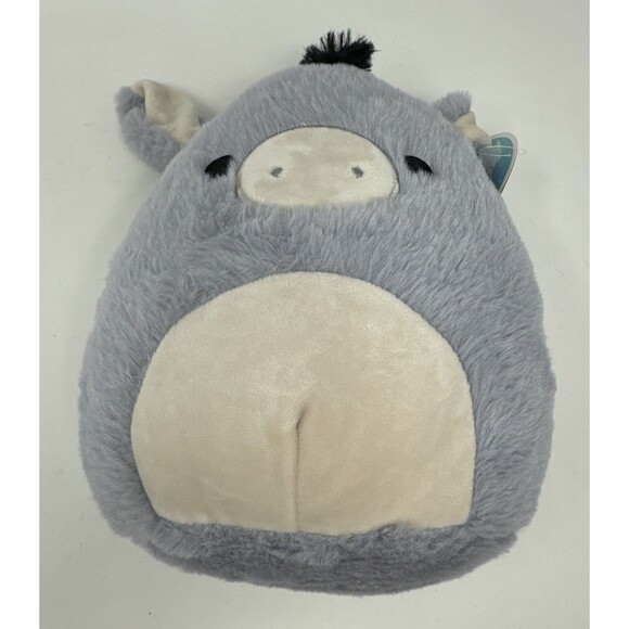 Squishmallows Fuzzy Jason The Donkey 8” Cracker Barrel Exclusive Black Mane NEW - Picture 9 of 9